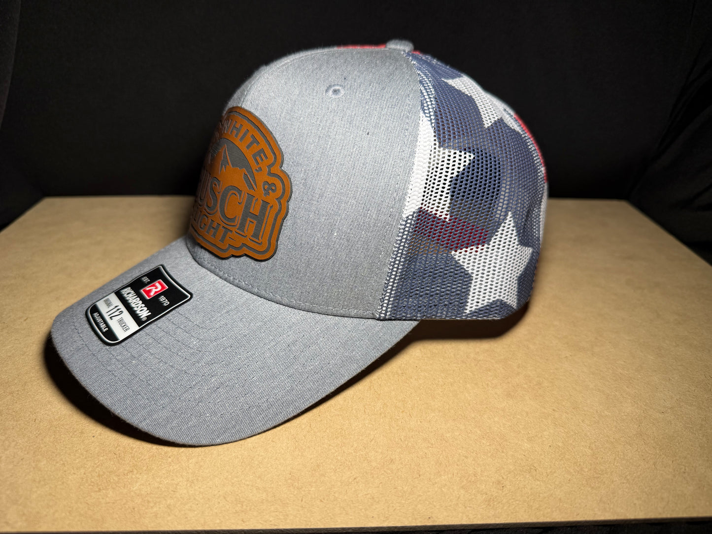 Red, white, Busch lite Richardson 112