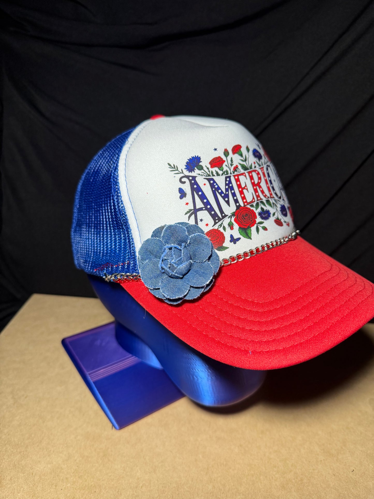 America with flowers OTTO cap